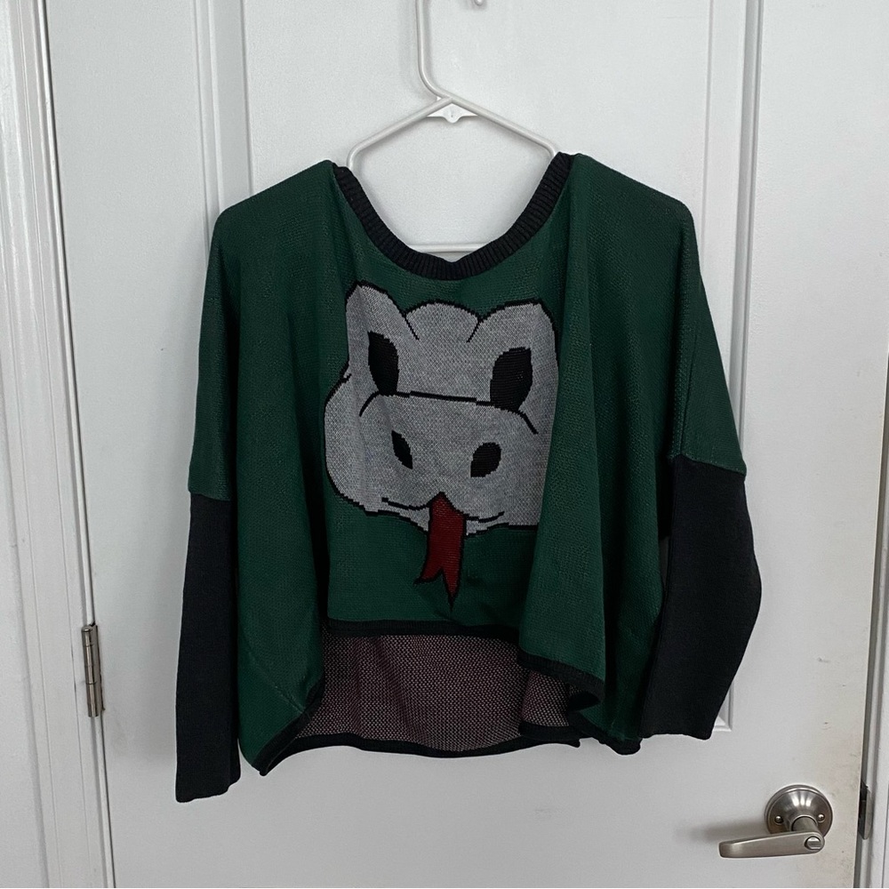 Elhoffer Design Sweater with Snake Plus Size 3x 4x